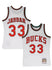 Mitchell & Ness Kareem Abdul-Jabbar Milwaukee Bucks White Hardwood Classic Swingman Jersey-collage