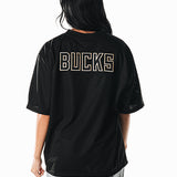 Bucks In Six x The Wild Collective Milwaukee Bucks Mesh Jersey T-Shirt-back