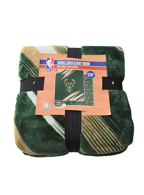 Northwest Company Double Sided Cloud Milwaukee Bucks Throw Blanket