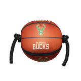 All Star Dogs Milwaukee Bucks Basketball Tug Pet Toy