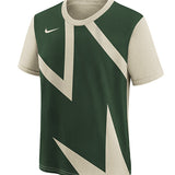 Nike City Edition 2025-26 Big Logo Milwaukee Bucks T-Shirt-front