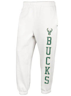 Women's Harper Pro White Milwaukee Bucks Jogger - Front View