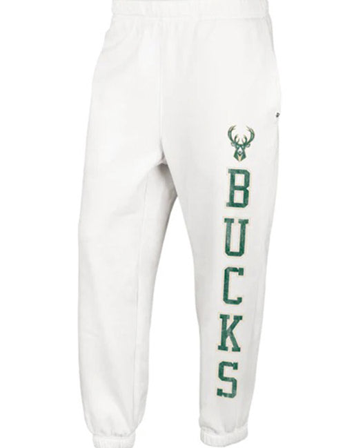 Women's Harper Pro White Milwaukee Bucks Jogger - Front View