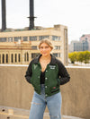 Women's New Era Throwback Sherpa Milwaukee Bucks Jacket