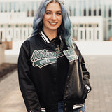 Women's Pro Standard Script Tail Milwaukee Bucks Satin Jacket