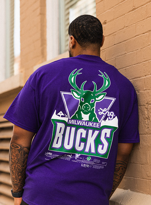 Bucks In Six x LRG HWC '93 Milwaukee Bucks T-Shirt-back 