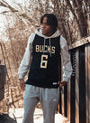 Bucks In Six x Mitchell & Ness Milwaukee Bucks Swingman Jersey-front photoshoot