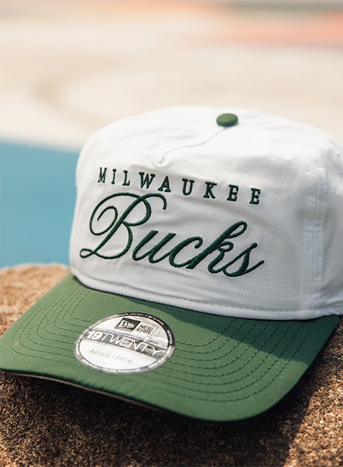New Era Draft 2025 Golfer Milwaukee Bucks Adjustable Hat-PHOTOSHOOT