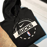 Nike 2025-26 Club Practice Milwaukee Bucks Hooded Sweatshirt