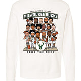 Item Of The Game Milwaukee Bucks Roster Crewneck Sweatshirt