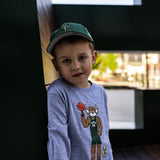 Toddler Bucks Pro Shop Bango Spinning Basketball Milwaukee Bucks Long Sleeve T-Shirt