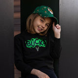 Youth '47 Brand Prinfetti Milwaukee Bucks Clean Up Adjustable Hat