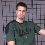 New Era Fan Interlock Milwaukee Bucks T-Shirt