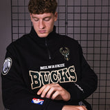 Pro Standard Day One Milwaukee Bucks 1/2 Zip Sweatshirt