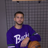 Mitchell & Ness HWC '93 Retro Roots Milwaukee Bucks Sweater