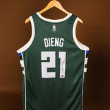 Signed Nike Icon Edition Ousmane Dieng Milwaukee Bucks Swingman Jersey