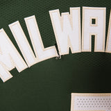 Game Worn Nike Icon Edition Myles Turner Milwaukee Bucks Authentic Jersey