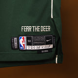 Game Worn Nike Icon Edition Myles Turner Milwaukee Bucks Authentic Jersey