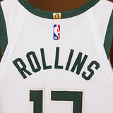 Game Worn Nike Association Edition Ryan Rollins Milwaukee Bucks Authentic Jersey-back