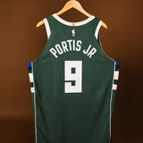 Game Worn Nike Icon Edition Bobby Portis Jr. Milwaukee Bucks Authentic Jersey