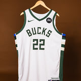 Player Issued Nike Association Edition Khris Middleton Milwaukee Bucks Authentic Jersey