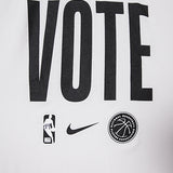 Game Worn Nike Vote Giannis Antetokounmpo Cut-Off Shooter Shirt-close up