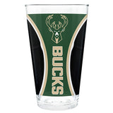 Great American Products Game Ball Milwaukee Bucks Pint Glass