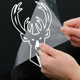 Wincraft White Lined Icon Logo Milwaukee Bucks Decal-on car