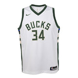 Youth Nike 2022 Association Giannis Antetokounmpo Milwaukee Bucks Swingman Jersey