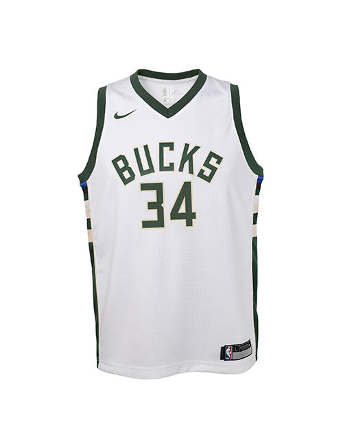 Youth Nike 2022 Association Giannis Antetokounmpo Milwaukee Bucks Swingman Jersey