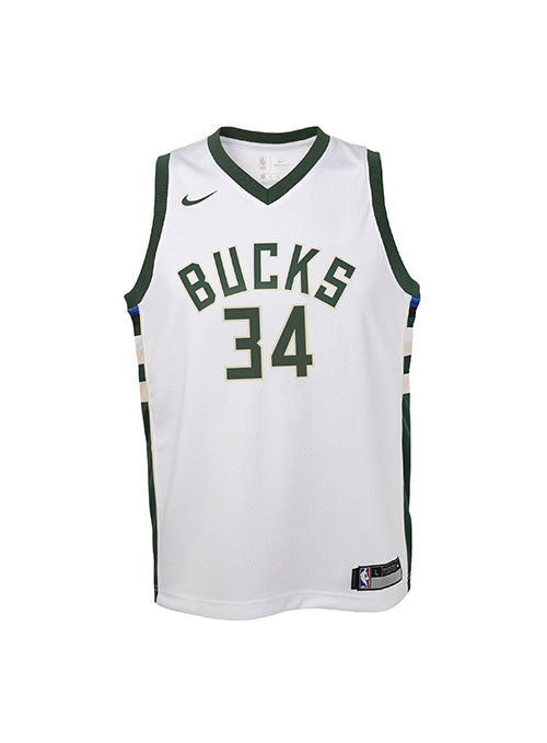 Youth Nike 2022 Association Giannis Antetokounmpo Milwaukee Bucks Swingman Jersey