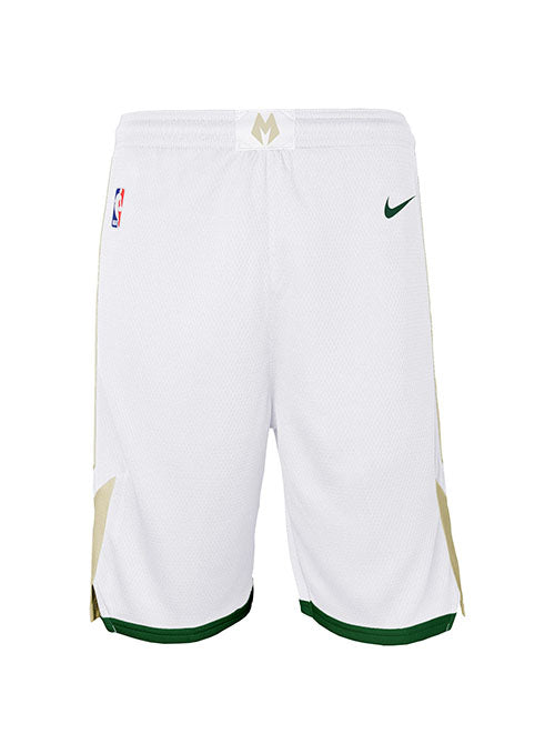 Youth Nike Association Milwaukee Bucks Swingman Shorts