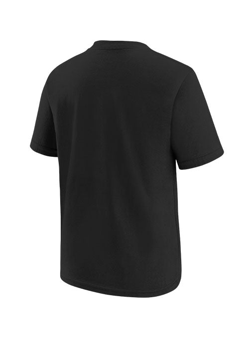 Plain black best sale nike top