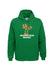 Youth Mitchell & Ness Retro Logo Milwaukee Bucks Hooded Sweatshirt in Green - Front View