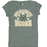 Youth New Era Bucks And Stars Milwaukee Bucks T-Shirt- front 