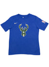 Juvenile Nike 2022-23 City Edition Essential Logo Milwaukee Bucks T-Shirt
