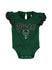 Infant Outerstuff SCRM Milwaukee Bucks 2-Piece Onesie Set in Green - Front View