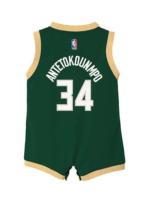 Infant Outerstuff Icon Giannis Antetokounmpo Replica Onesie-back