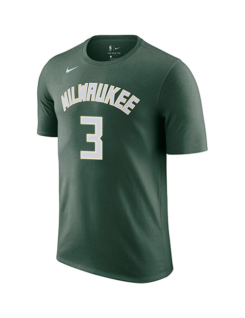 Nike 2022 Icon Edition Myles Turner Milwaukee Bucks T-Shirt-front