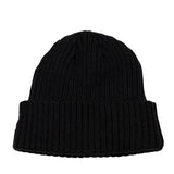 Youth New Era Knit Cuff Core Classic Black Milwaukee Bucks Knit Hat- Back