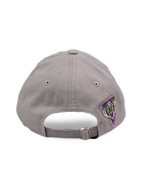 New Era 9Twenty HWC '93 Wordmark Gray Milwaukee Bucks Adjustable Hat-back 
