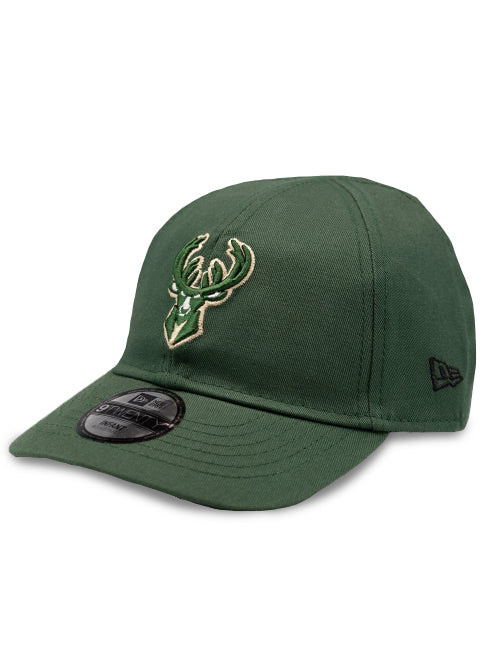 Infant New Era 9Twenty My 1st Milwaukee Bucks Hat- Angled Left 