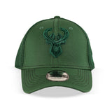 Youth New Era 39Thirty Team Neo Pop Milwaukee Bucks Flex Fit Hat-front 