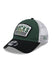 New Era Youth 9Forty 2Tone Patch Milwaukee Bucks Adjustable Hat in Green and White - Angled Left Side View