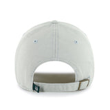 '47 Brand Clean Up Icon Gray Milwaukee Bucks Adjustable Hat - Back View