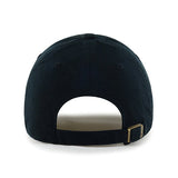 '47 Brand Clean Up Tonal EST Milwaukee Bucks Adjustable Hat In Black - Back View