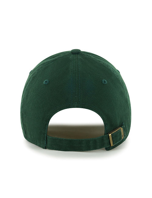 Women's '47 Brand Clean Up Phoebe Ball Milwaukee Bucks Adjustable Hat In Green - Back View