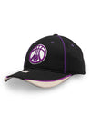 Bucks Pro Shop Accent Ball Mesh Black Milwaukee Bucks Adjustable Hat-angled left 