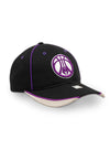 Bucks Pro Shop Accent Ball Mesh Black Milwaukee Bucks Adjustable Hat-angled right 