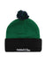 Mitchell & Ness HWC Double Take Cuff Pom Milwaukee Bucks Knit Hat in Green and Black - Back View
